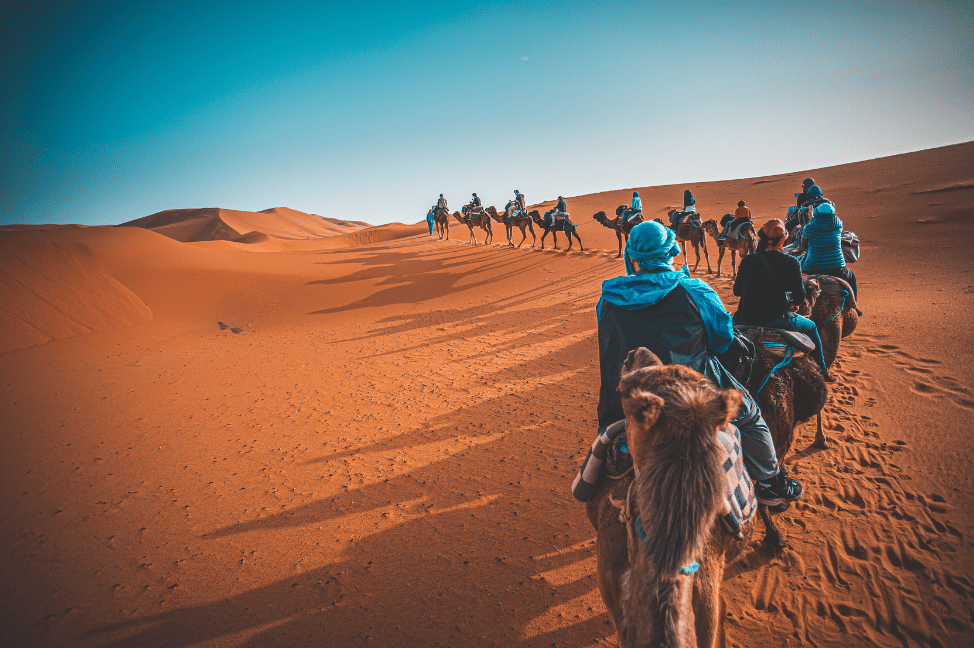 <span>Dia 5</span>Merzouga - Excursión en camello y noche en campamento